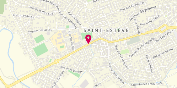 Plan de Karate Saint Esteve, 24 Bis Avenue General de Gaulle, 66240 Saint-Estève