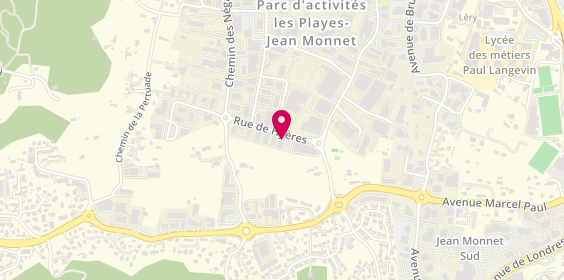 Plan de Squash Club 4, Zone Aménagement 
La Millonne
89 Rue d'Hyères, 83140 Six-Fours-Les-Plages, France