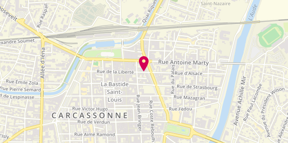 Plan de CHABOUD Nicolas, 43 Boulevard Jean Jaurès, 11000 Carcassonne