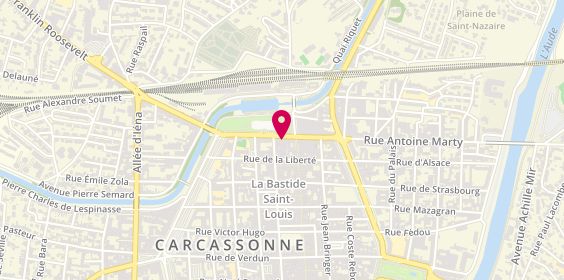 Plan de New Gym, 21 Boulevard Omer Sarraut, 11000 Carcassonne