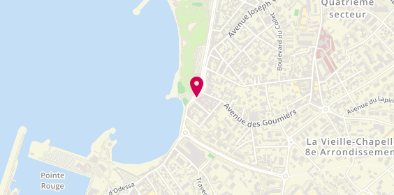 Plan de Pacific Palissades, Port Pointe Rouge, 13008 Marseille