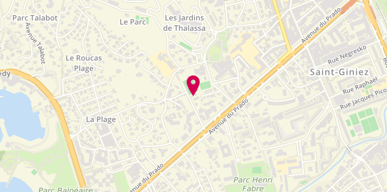 Plan de Centre Sport Attitude, 10 Boulevard de Tunis, 13008 Marseille