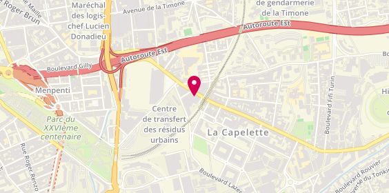 Plan de Basic Fit, 88 avenue de la Capelette Ii, 13010 Marseille