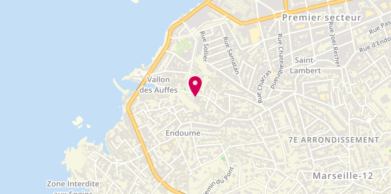 Plan de Numar, 91 Rue du Vallon des Auffes, 13007 Marseille