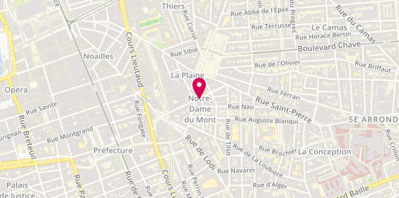 Plan de Feel Sport, 40 Rue des 3 Frères Barthélémy, 13006 Marseille