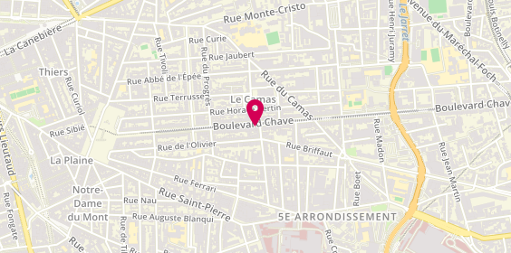 Plan de The Square, 126 Boulevard Chave, 13005 Marseille