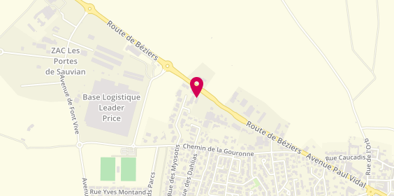Plan de L'Arena Form, 17 Route de Béziers, 34410 Sauvian