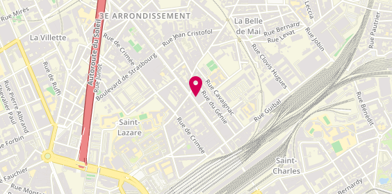 Plan de Basic Fit, Boulevard National 138, 13003 Marseille
