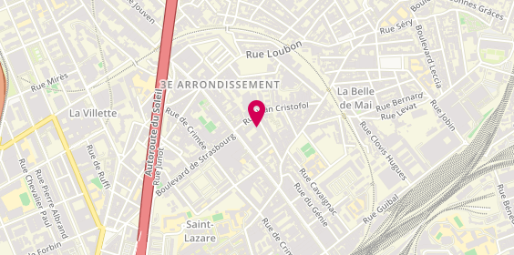 Plan de Basic Fit, 6 Rue Jean Cristofol, 13003 Marseille