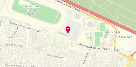 Plan de Office Municipal des Sports, 458 Boulevard du Cami Salié, 64000 Pau