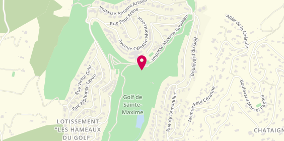 Plan de Association Sportive Golf de Sainte Maxime, Route du Débarquement, 83120 Sainte-Maxime