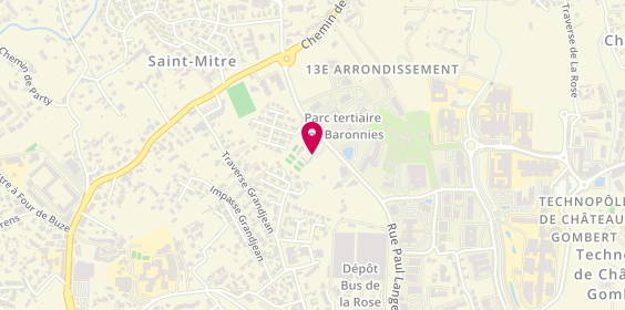 Plan de T.C Chateau-Gombert, 89 Rue Paul Langevin, 13013 Marseille