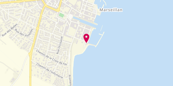 Plan de Cercle de Voile de Marseillan, 3 Quai Toulon, 34340 Marseillan