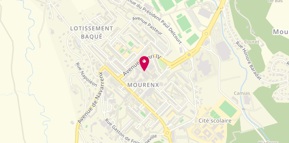 Plan de Just'In Sport, 12 Place Pierre et Marie Curie, 64150 Mourenx