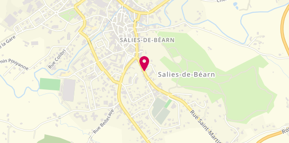 Plan de Association Sportive de Musculation Salisienne, 27 Rue Saint-Martin, 64270 Salies-de-Béarn