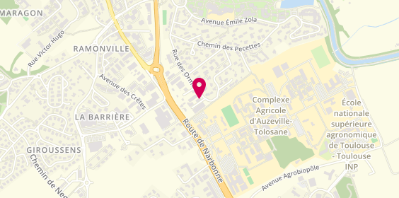 Plan de Boxing Center Ramonville Saint Agne, 33 Rue des Ormes, 31520 Ramonville-Saint-Agne