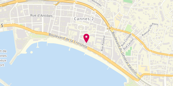 Plan de Carlton Cannes, 58 Boulevard de la Croisette, 06400 Cannes