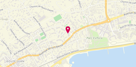 Plan de Elyte Fitness Golfe Juan, Open Résidence du Golfe
35 avenue Georges Pompidou, 06220 Vallauris