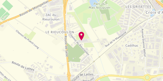 Plan de Crossfit Montpellier, 200 chemin du Rieucoulon, 34430 Saint-Jean-de-Védas