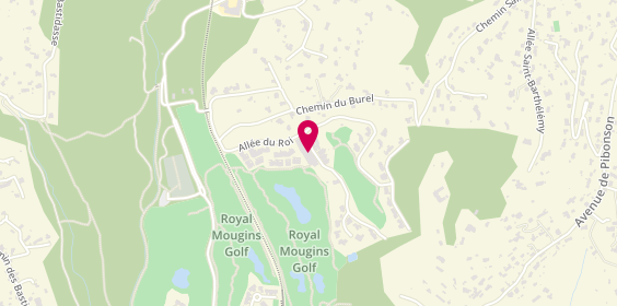 Plan de Royal Mougins Golf Resort, 424 All. Du Roi, 06250 Mougins