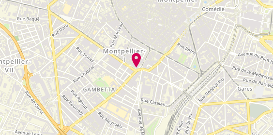 Plan de Centre Athletique, 20 place Saint-Denis, 34000 Montpellier