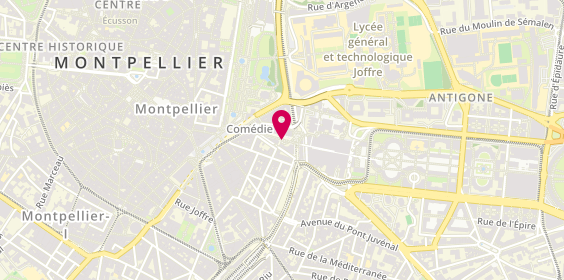 Plan de Run'up Forme, Triangle Comédie Allée Jules Milhau, 34000 Montpellier
