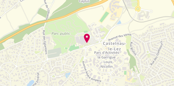 Plan de Castelnau muscles & fitness, 515 avenue de la Monnaie, 34170 Castelnau-le-Lez