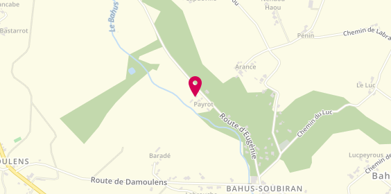 Plan de Les greens d'Eugénie, 687 Route d'Eugénie, 40320 Bahus-Soubiran