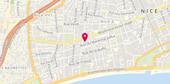 Plan de Basic-Fit Nice Rue Maréchal Joffre, Rue du Maréchal Joffre 74, 06000 Nice