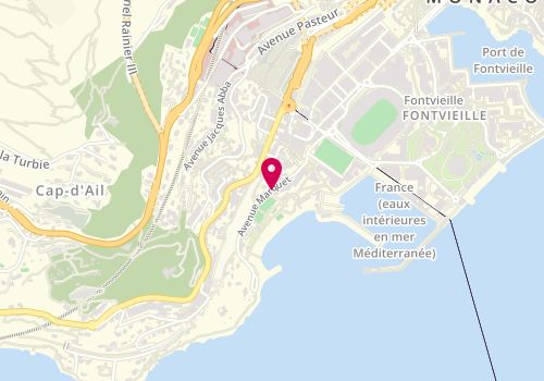 Plan de French Riviera Sports, 22 Av. Marquet, 06320 Cap-d'Ail
