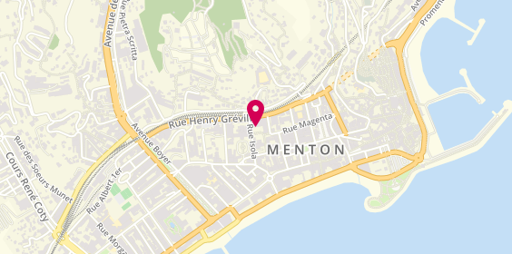Plan de Sport Factory Menton, 8 Rue Isola, 06500 Menton
