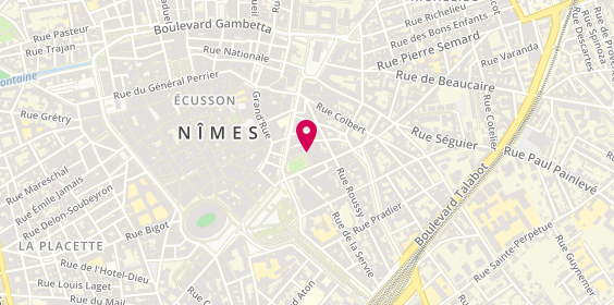 Plan de Run'up Forme, square de la Couronne, 30000 Nîmes