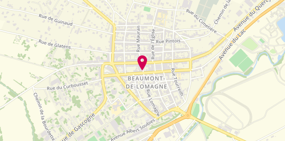 Plan de Beaumont Fitness, 63 Rue Lomagne, 82500 Beaumont-de-Lomagne