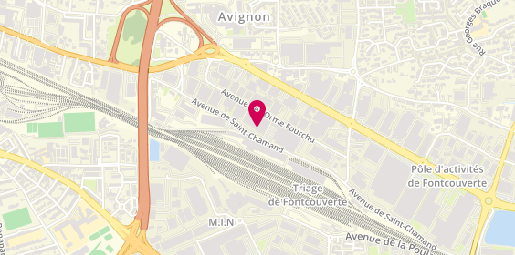 Plan de Avisports, 12 avenue de l'Orme Fourchu, 84000 Avignon