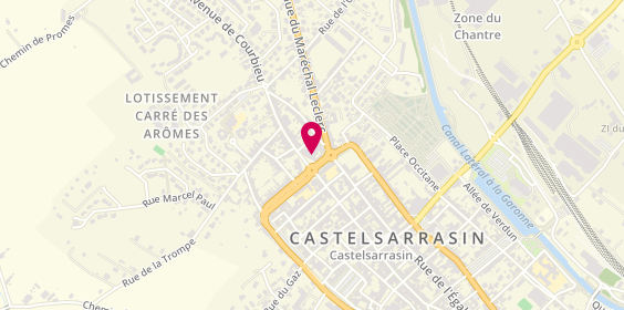 Plan de Crossfit Castelsarrasin, 4 place Gaston Bénac, 82100 Castelsarrasin