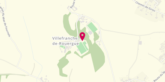 Plan de Tennis Club Villefranchois, 945 Route de Laurière, 12200 Villefranche-de-Rouergue
