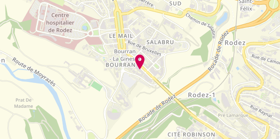 Plan de Le 30 Minutes Circuit Fitness Concept, 9 avenue Jean Monnet, 12000 Rodez
