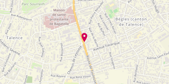 Plan de GENEY Frédéric, 206 Route de Toulouse, 33130 Bègles