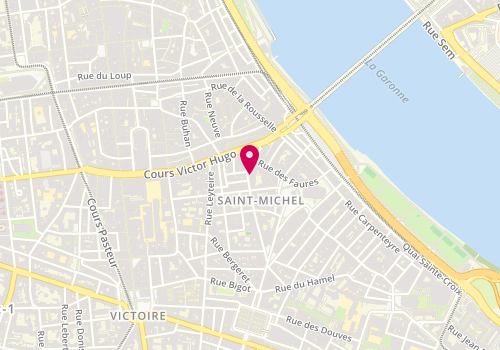 Plan de Surf Insertion, 18 Rue des Menuts, 33000 Bordeaux