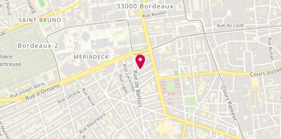 Plan de FESCAUX Olivier, Bât 1 17 Rue Tastet, 33000 Bordeaux