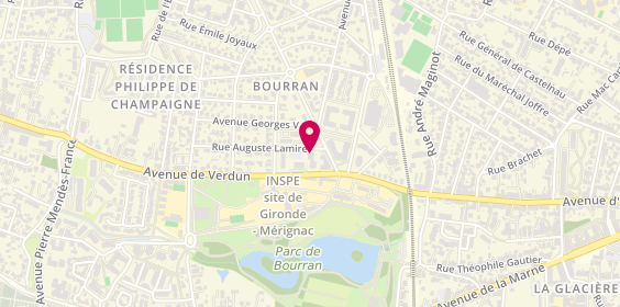 Plan de Comité Dép Tennis de Table de Gironde, 33 Rue Auguste Lamire, 33700 Mérignac