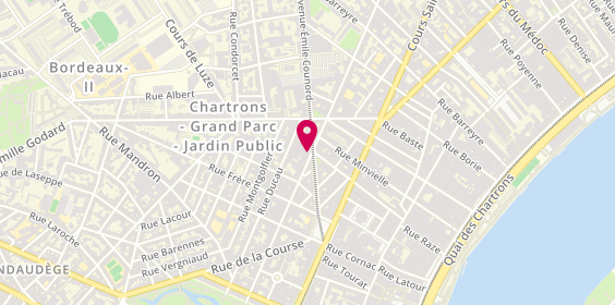 Plan de Elevate Premium Fitness Chartrons, 107 Rue du Jardin Public, 33000 Bordeaux
