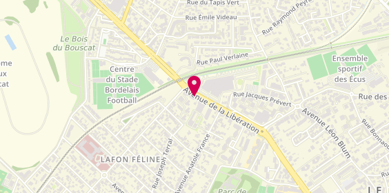 Plan de PODIUM EMS - PODIUM Healthy, 426 avenue de la Libération Charles de Gaulle, 33110 Le Bouscat