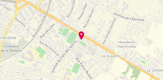 Plan de ITNL SARL - TENNIS DE LIBOURNE, 4 avenue du Général de Gaulle, 33500 Libourne