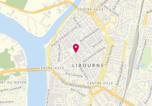 Plan de L'Atelier Sportif, 10 place Abel Surchamp, 33500 Libourne