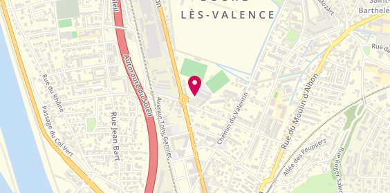 Plan de L'Orange Bleue, 22 Rue de l'Île Adam, 26500 Bourg-lès-Valence