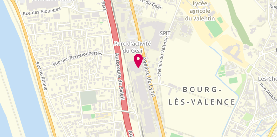 Plan de Squash Attitude, 99 avenue de Lyon, 26500 Bourg-lès-Valence
