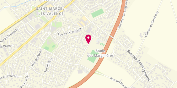 Plan de St Marcel Les Valence T.C, Rue des Margillières, 26320 Saint-Marcel-lès-Valence