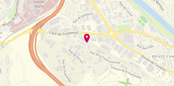 Plan de Basic Fit, 5 Côte de Tireboeuf, 43700 Brives-Charensac