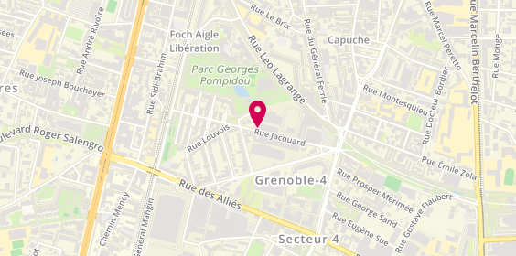 Plan de Atypical Training, 32 Rue Jacquard, 38100 Grenoble